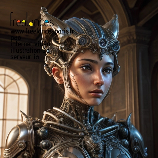 Pao internet vidéo illustration 3d serveur intelligence générative freelance paris studio de création 62WYHQX0